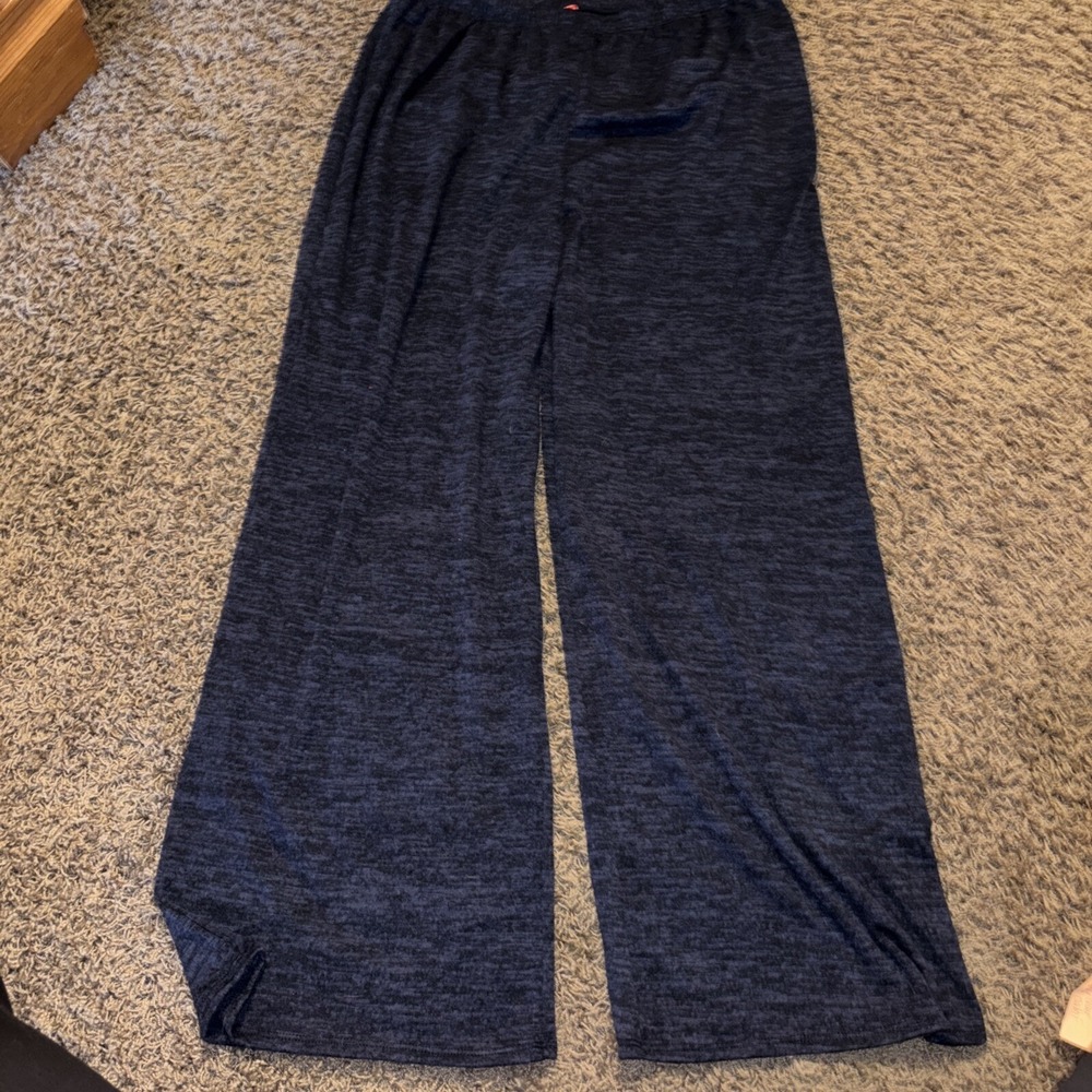 Riby Ribbon Womens Longe Pants Size L Wide Leg